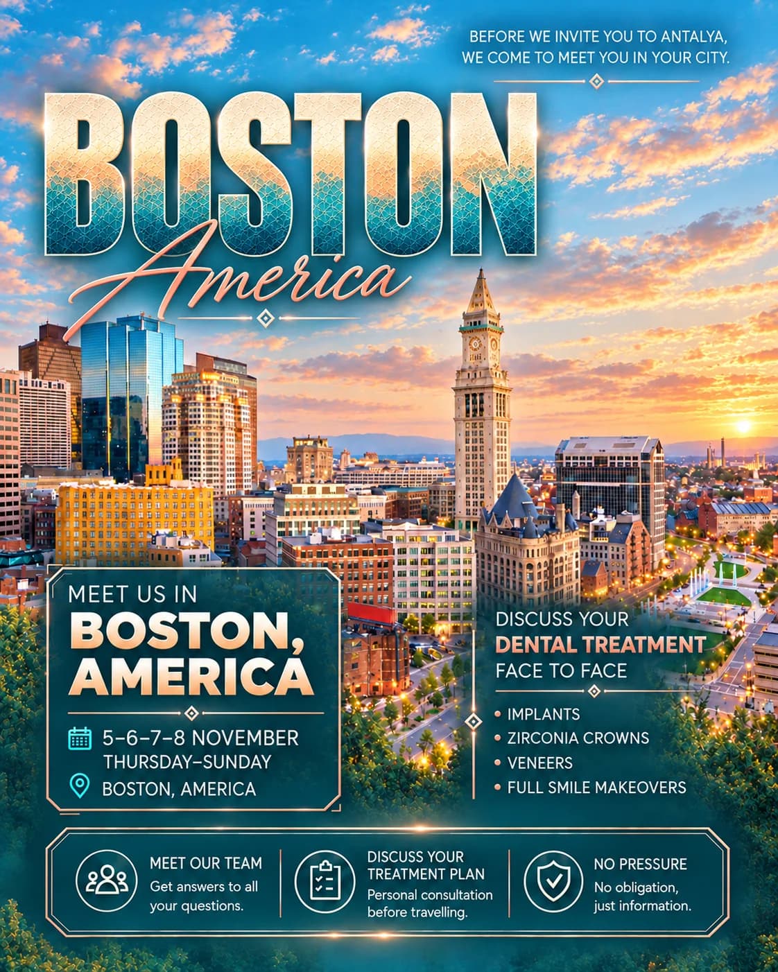 ما میآییم بهسوی Boston.