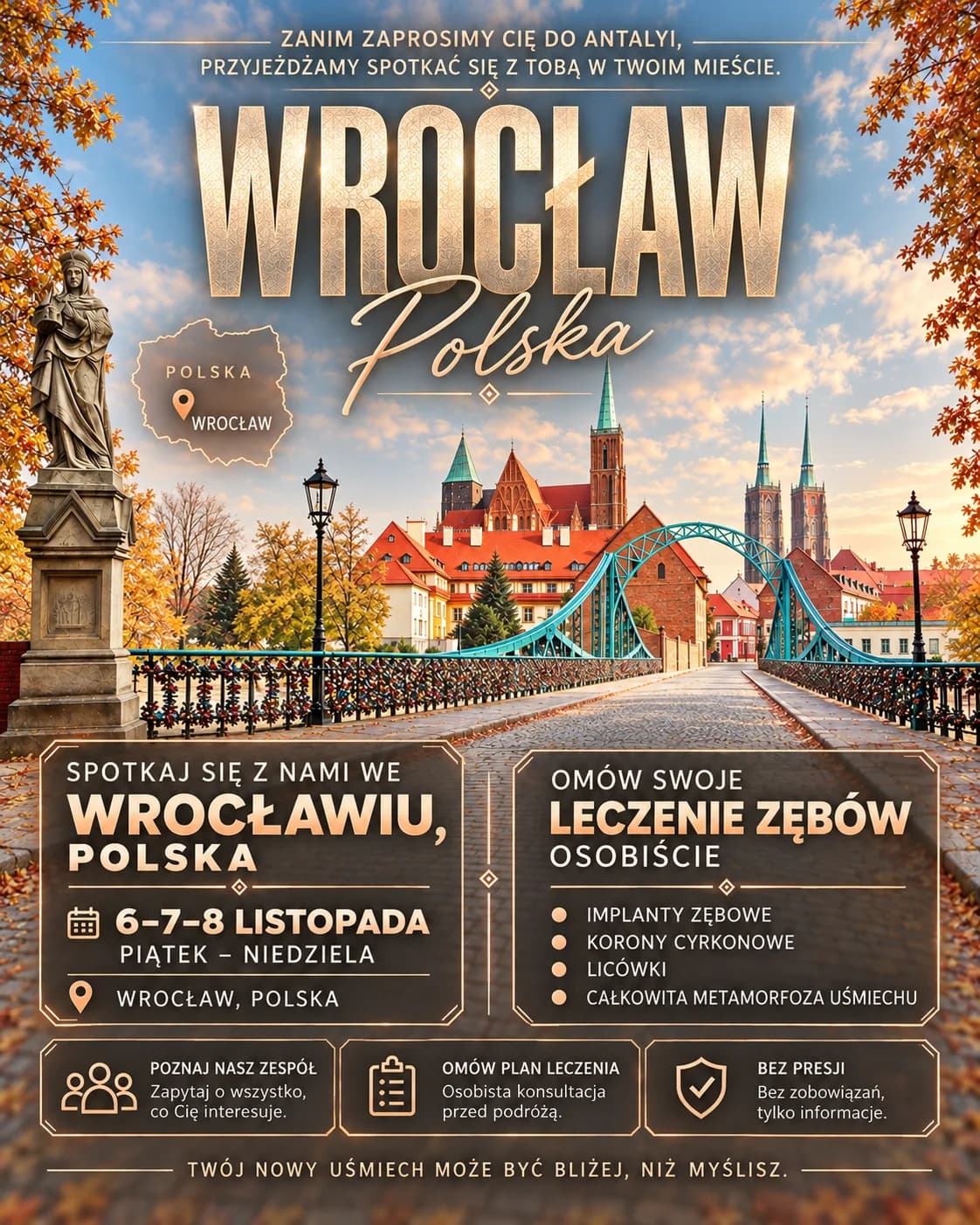 Wir kommen nach Wroclaw.