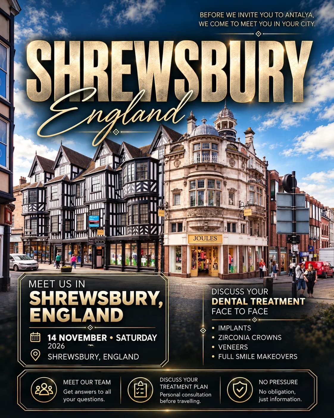 نحن قادمون إلى Shrewsbury.